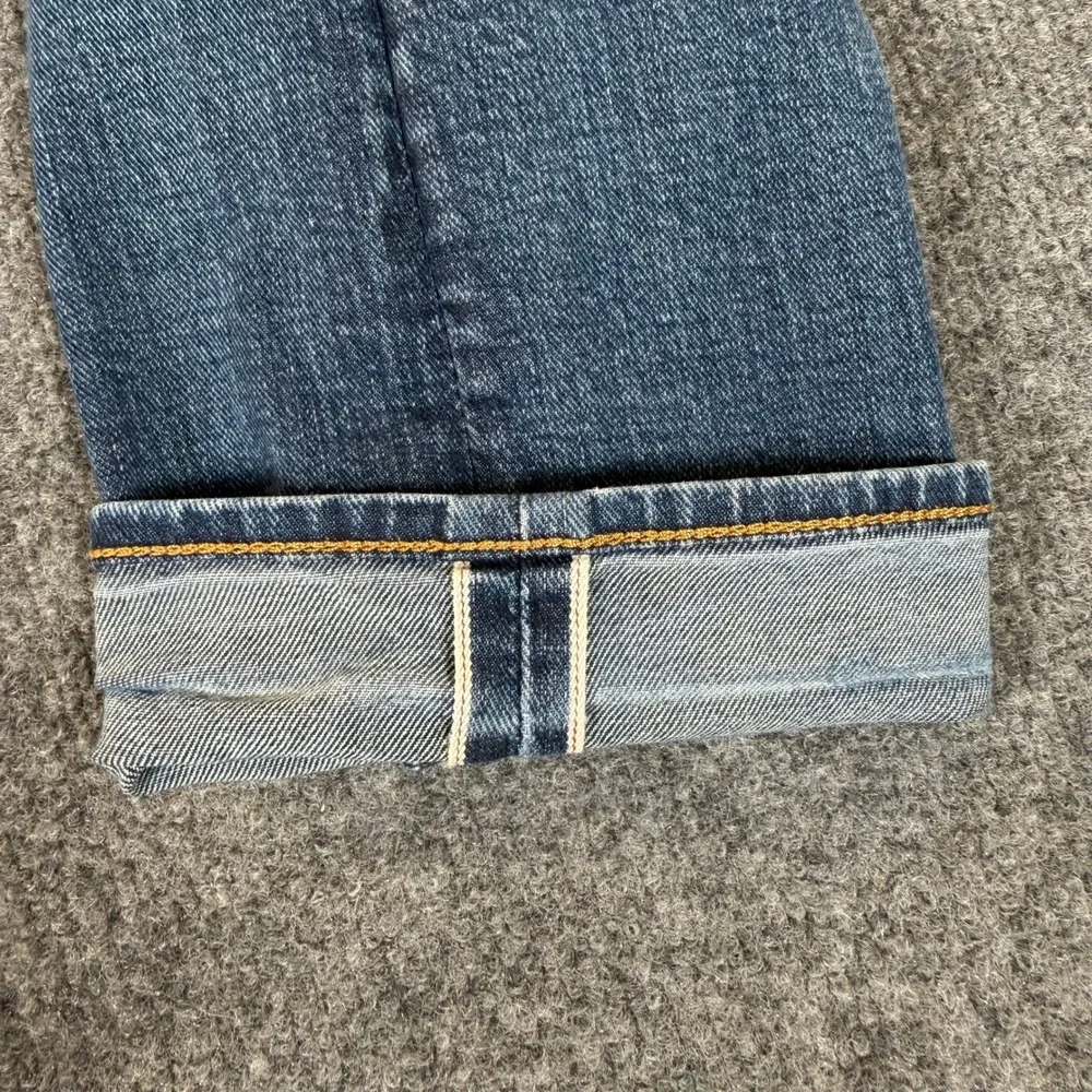 Levis 511 Slim Fit Selvedge Denim Jeans Blue Distressed 32x32 21948-0030 #3366